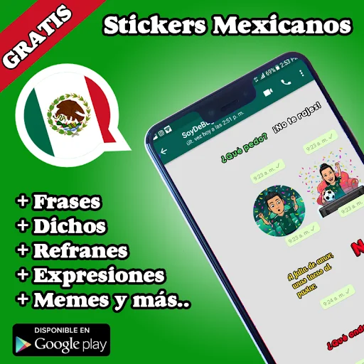 Mexican Stickers WAStickerApps