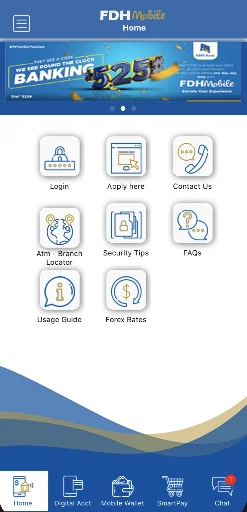FDH bank Mobile banking screenshot 1