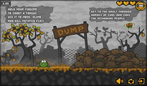 Frog vs mutant Flies screenshot 1