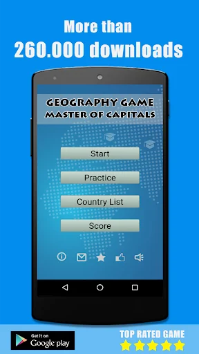 Capitals Quiz - Geography Game screenshot 1