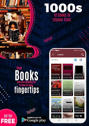 My School Library - Book Hub screenshot 1