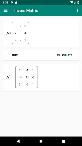 Invers Matrix