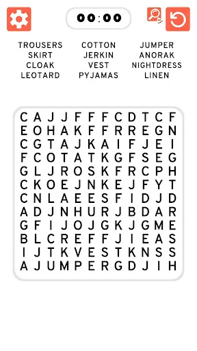 Word Search Games in english screenshot 3