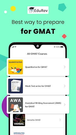 GMAT Exam Prep App, Mock tests screenshot 1