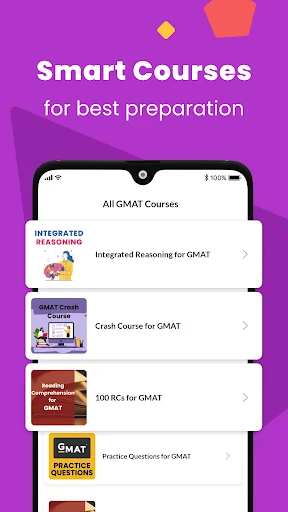 GMAT Exam Prep App, Mock tests screenshot 2