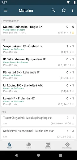 Sportstats screenshot 1