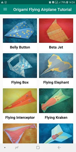 Flying Paper Airplane Origami