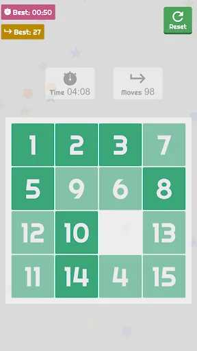 Puzzle 15 - A sliding puzzle g