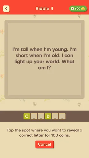Riddle Me - A Game of Riddles screenshot 3