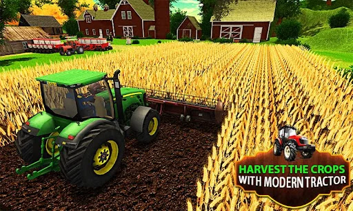 US Tractor Farm Driving Simula screenshot 4