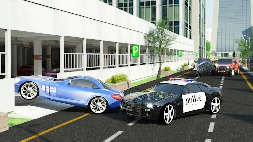 Police Escape: Car Parking