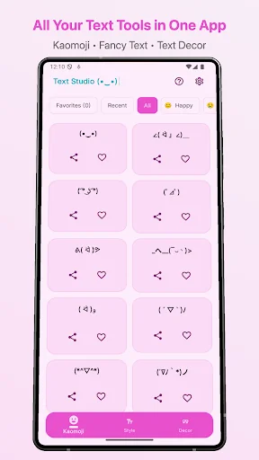 Text Studio: Kaomoji