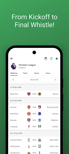 GoalAlert - Soccer Scores
