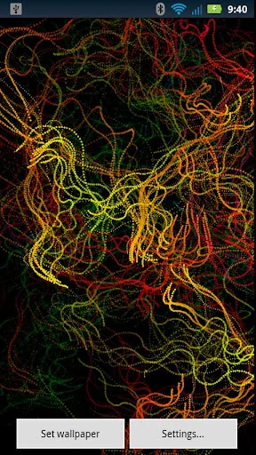 Plasma Trails LWP screenshot 1