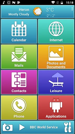 Elementique Senior - Launcher screenshot 1