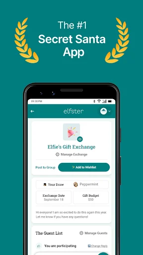Elfster: The Secret Santa App screenshot 1