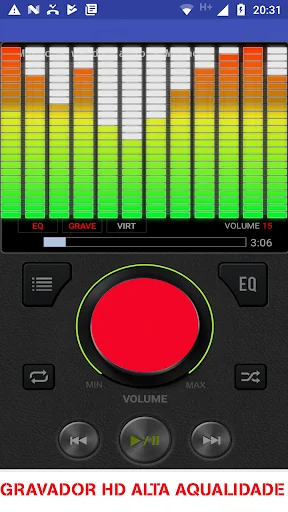 Gravador Voz Alta Qualidade HQ screenshot 4