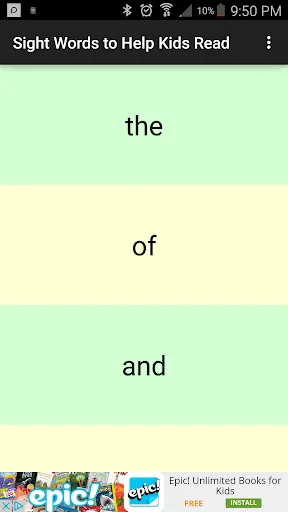 Sight Words to Help Kids Read screenshot 1