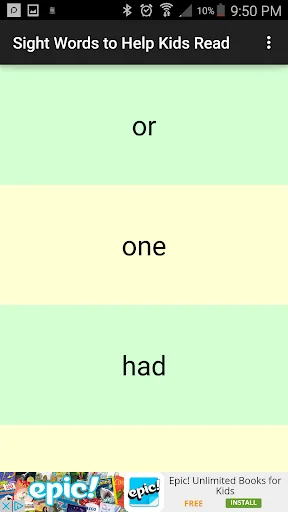 Sight Words to Help Kids Read screenshot 2