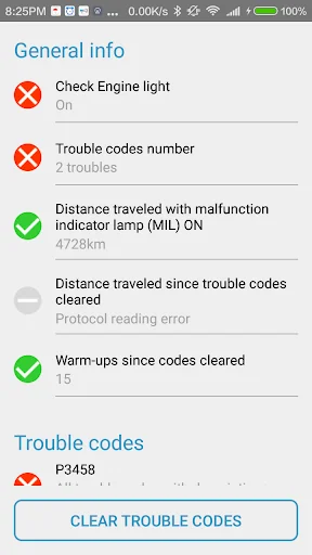 Obd Arny - ELM327 car scanner screenshot 3