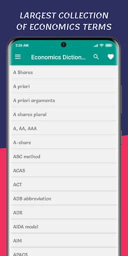 Economics Dictionary