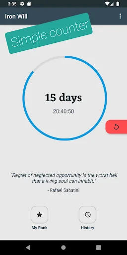Iron Will Lite: Quit addiction screenshot 1