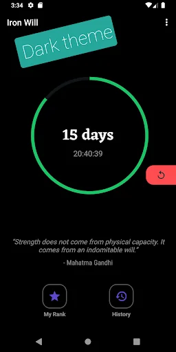 Iron Will Lite: Quit addiction screenshot 2