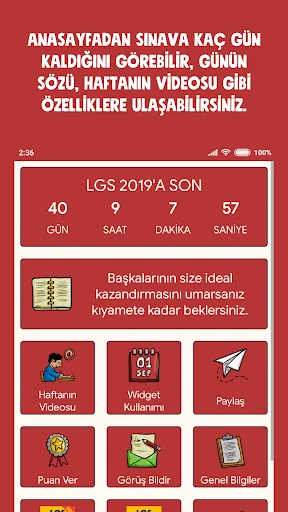 LGS Sayaç ve Widget