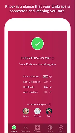 Alert for Embrace watch screenshot 3