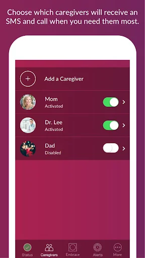 Alert for Embrace watch screenshot 4