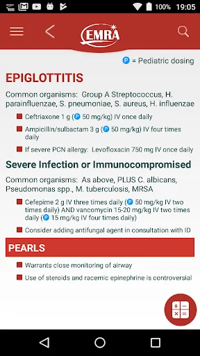 EMRA Antibiotic Guide screenshot 2