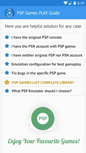 PSP Games Emulator Guide screenshot 1