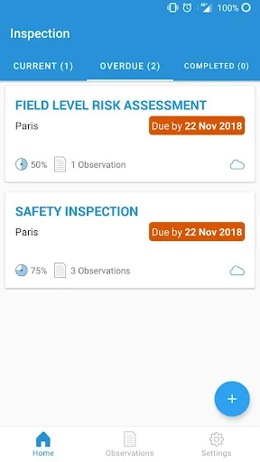 Enablon Inspection screenshot 1