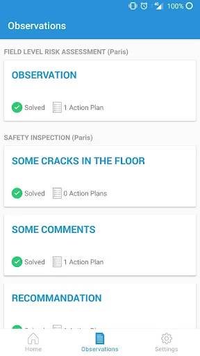 Enablon Inspection screenshot 2