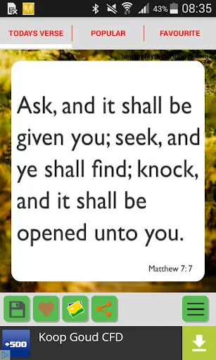 Encouraging Bible Verses -KJV screenshot 1