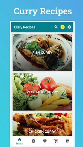 Curry Recipes: Cookbook App