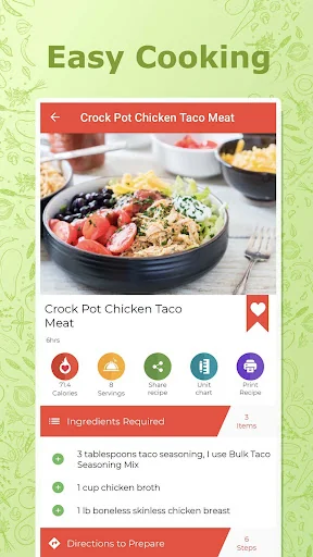 Healthy Recipes Cookbook App screenshot 2