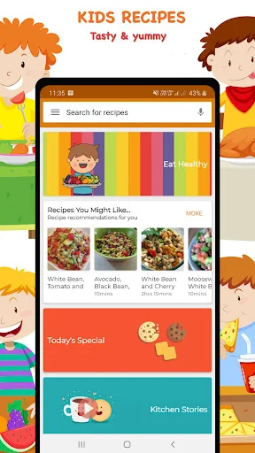Recipes For Kids Diet App screenshot 1