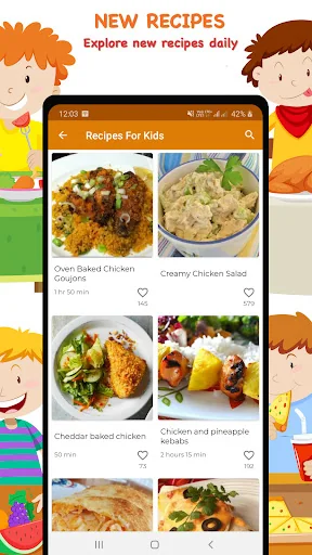 Recipes For Kids Diet App screenshot 3