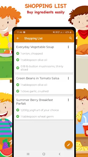 Recipes For Kids Diet App screenshot 4