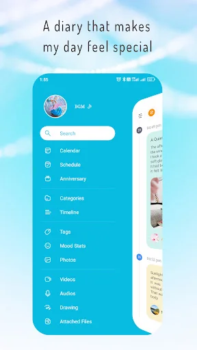 POPdiary+ : diary, journal screenshot 1
