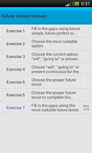 English exercises screenshot 3