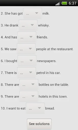 English exercises screenshot 4