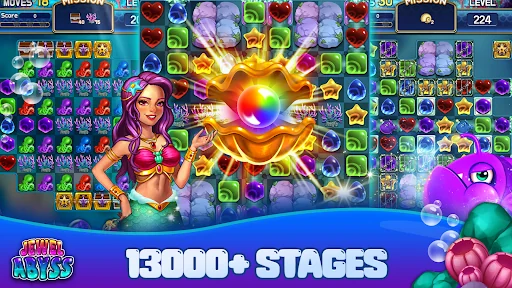 Jewel Abyss: Match3 puzzle screenshot 2