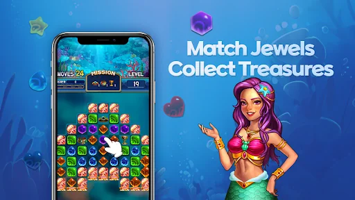 Jewel Abyss: Match3 puzzle screenshot 3