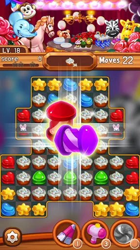 Candy Amuse: Match-3 puzzle screenshot 2