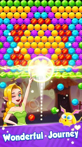 Bubble Bubble POP : Rescue elf screenshot 1