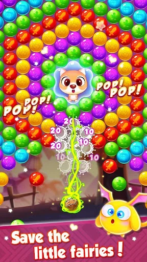 Bubble Bubble POP : Rescue elf screenshot 4