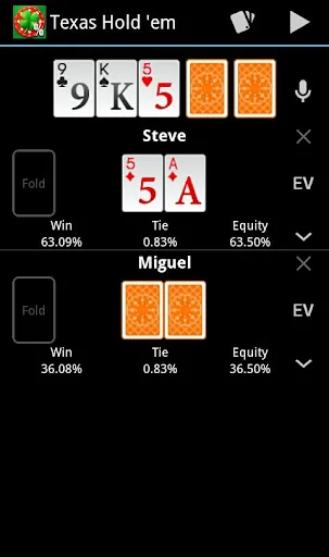 Poker Calculator screenshot 1