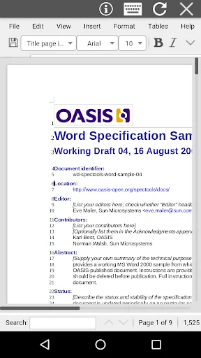 AndroDOC editor for Doc & Word screenshot 2